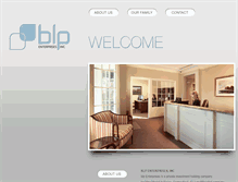 Tablet Screenshot of blpent.com